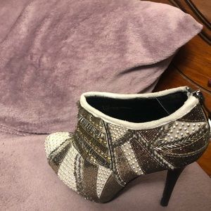 Glam rock booties size 6.5